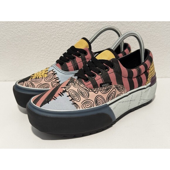 Vans x Nightmare Before Christmas Sally Shoe Womens Sz 8.5 Stacked Platform NEW - Picture 2 of 16